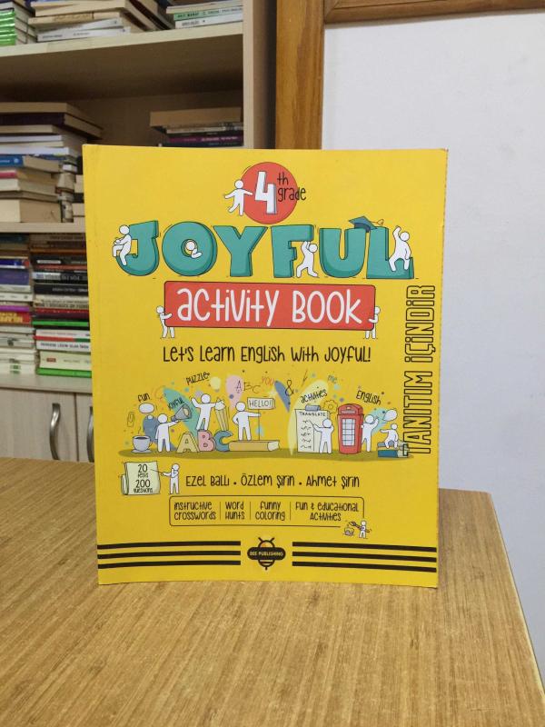4th Grade JOYFUL Activity Book Bee Publishing (Öğretmen Örneği Tanıtım Kitabı)