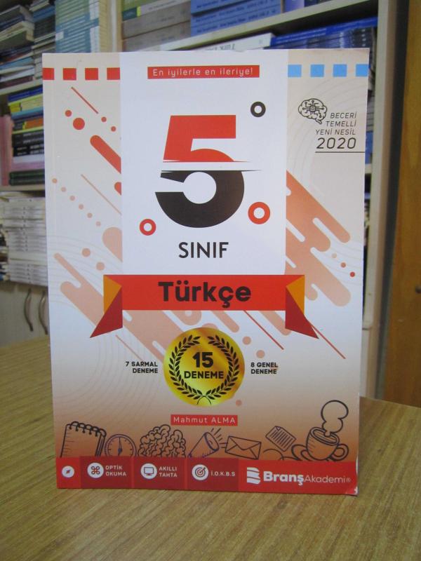 5. Sınıf Beceri Temelli Türkçe 15 Deneme / Branş Akademi
