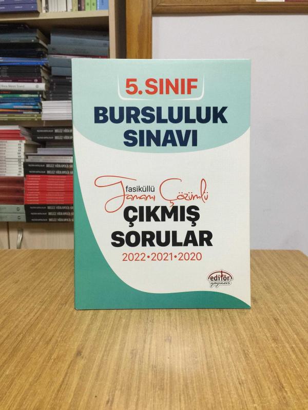 5. Sınıf Bursluluk Çıkmış Sorular ve Çözümleri Editör Yayınevi 2023