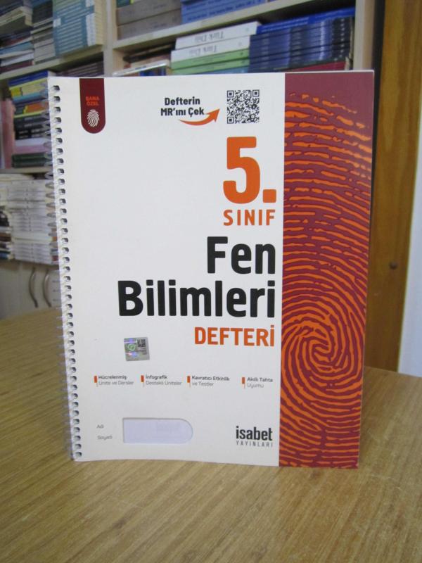 5. Sınıf FEN BİLİMLERİ Defteri İSABET YAYINLARI