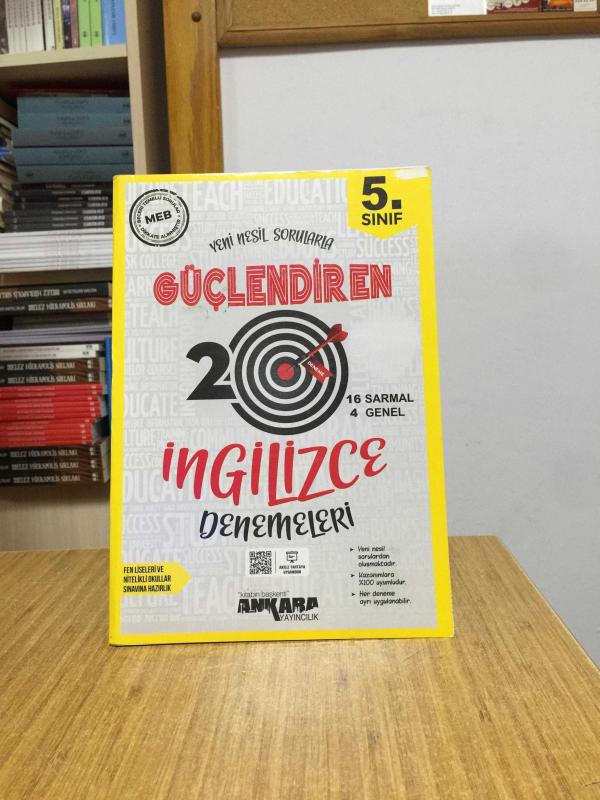 5. Sınıf Güçlendiren İngilizce 20 Deneme Sınavı / Ankara Yayıncılık