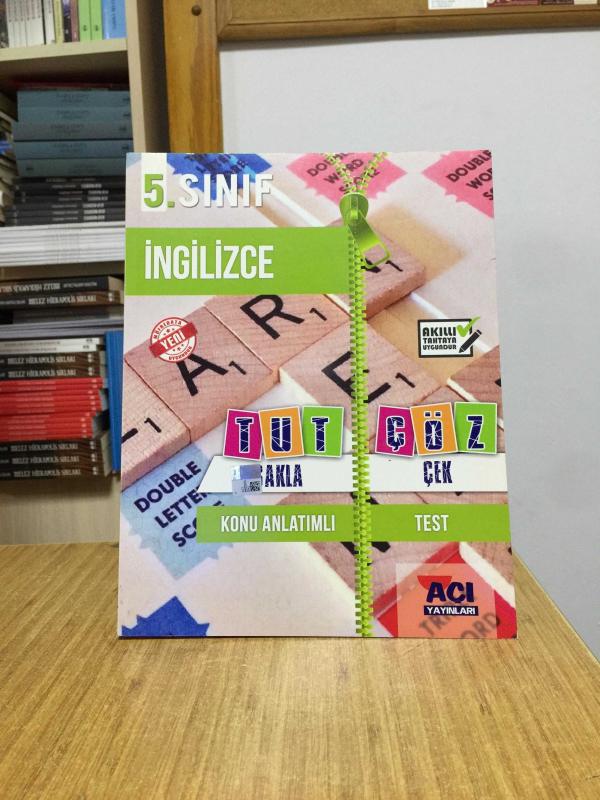 5. Sınıf İngilizce Tut Sakla Çek Çöz / Açı Yayınları