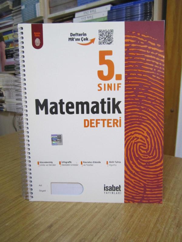 5. Sınıf MATEMATİK Defteri İSABET YAYINLARI