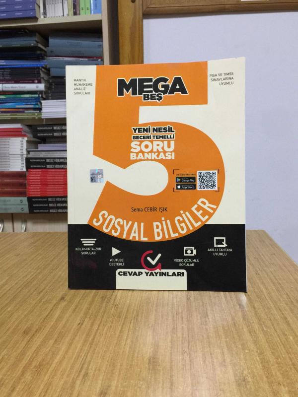 5. Sınıf Sosyal Bilgiler Mega Beş Soru Bankası Mega Sekiz Cevap Yayınları