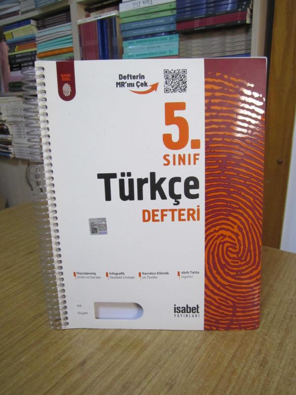 5. Sınıf TÜRKÇE Defteri İSABET YAYINLARI