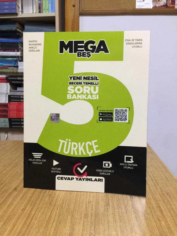 5. Sınıf Türkçe Mega Soru Bankası Cevap Yayınları
