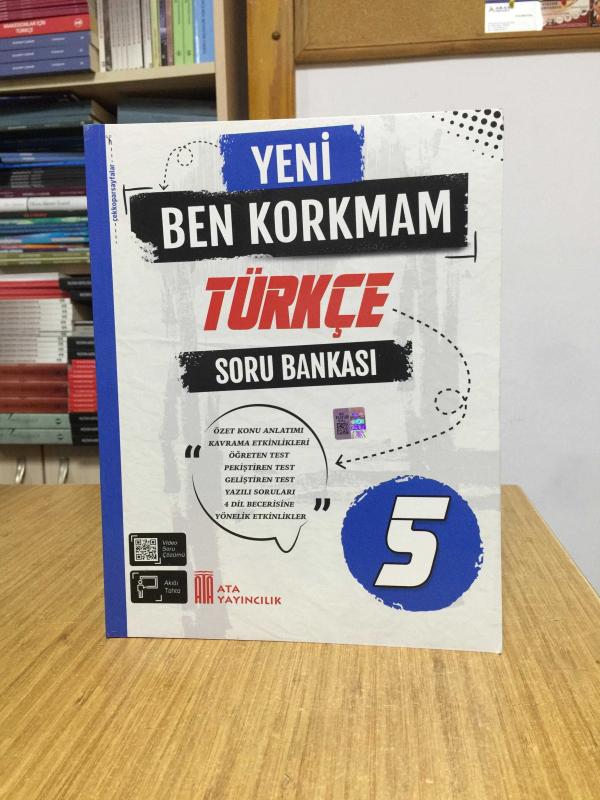 5. Sınıf Yeni Ben Korkmam Türkçe Soru Bankası Ata Yayıncılık