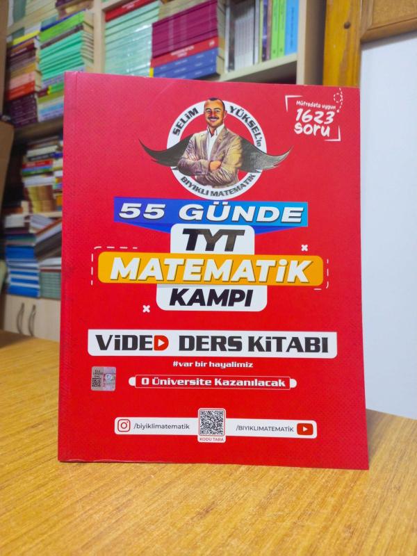 55 Günde TYT Matematik Kampı Video Ders Kitabı Bıyıklı Matematik