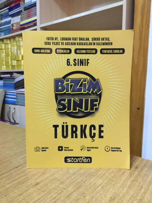 6. Sınıf Bizim Sınıf Türkçe Etkinlikli Soru Bankası Startfen Yayıncılık