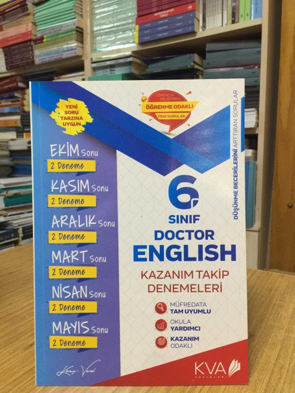 6. Sınıf Doctor English Kazanım Takip Denemeleri Koray Varol Akademi