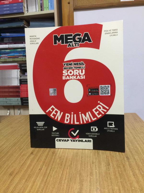 6. Sınıf Fen Bilimleri Mega Altı Soru Bankası Mega Sekiz Cevap Yayınları