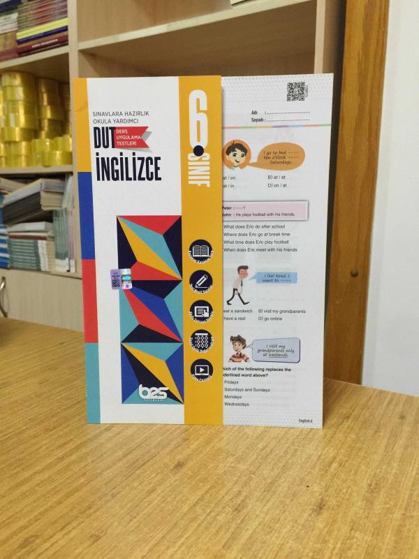 6. Sınıf İNGİLİZCE DUT Ders Uygulama Testleri Bes Yayınları