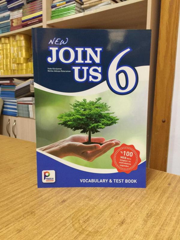 6. Sınıf New JOIN US Vocabulary Test Book Phaselis Education