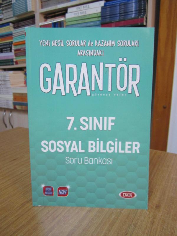 7. Sınıf Garantör Sosyal Bilgiler Soru Bankası / Data Yayınları