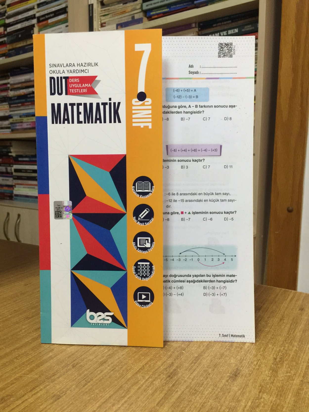 7. Sınıf MATEMATİK DUT Ders Uygulama Testleri Bes Yayınları