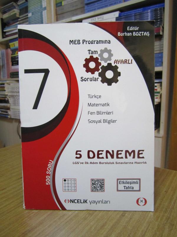 7. Sınıf Tüm Dersler 5 li Deneme / Öncelik Yayınları