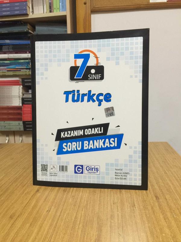 7. Sınıf TÜRKÇE Kazanım Odaklı + Beceri Temelli Soru Bankası Giriş Yayınları
