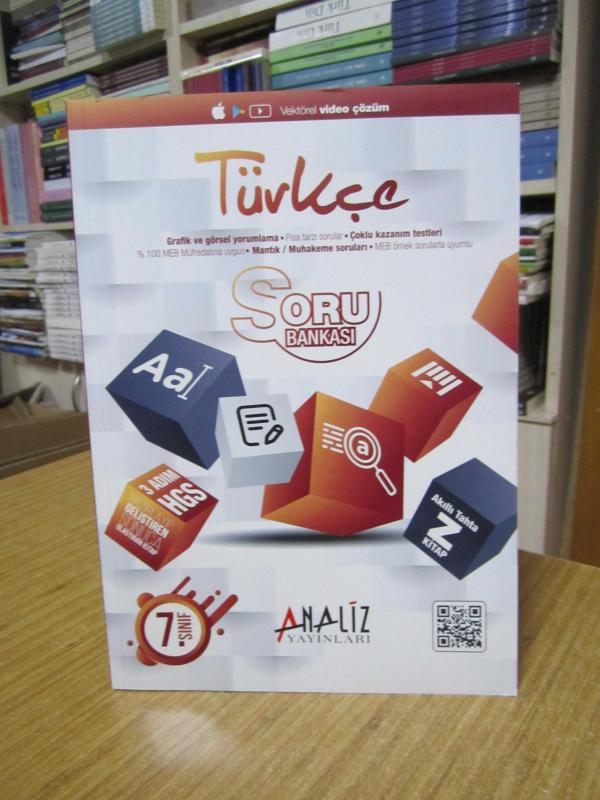 7. Sınıf Türkçe Soru Bankası [ Analiz Yayınları ]