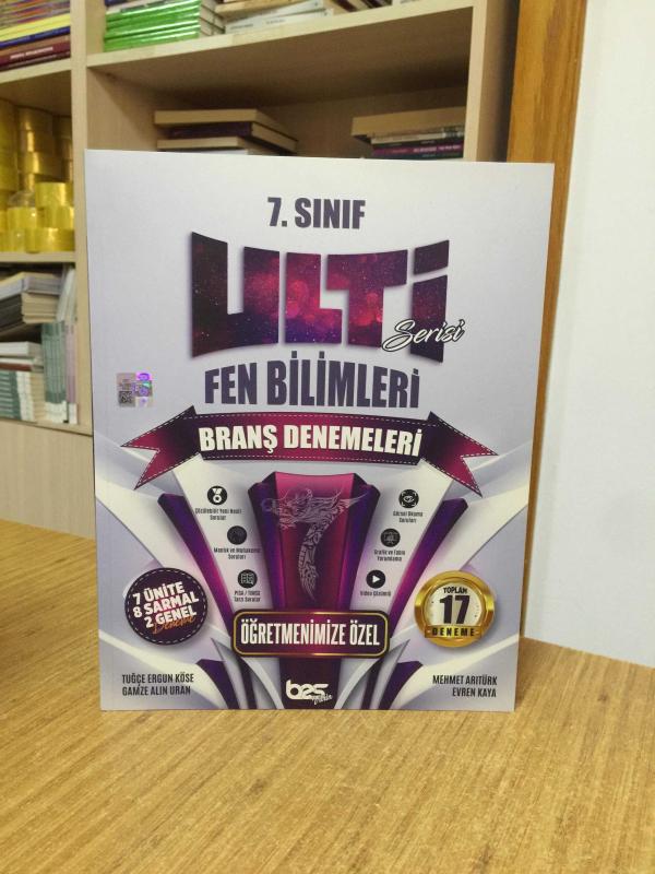 7. Sınıf ULTİ Serisi FEN BİLİMLERİ Branş Denemeleri (TANITIM ÖRNEĞİDİR)