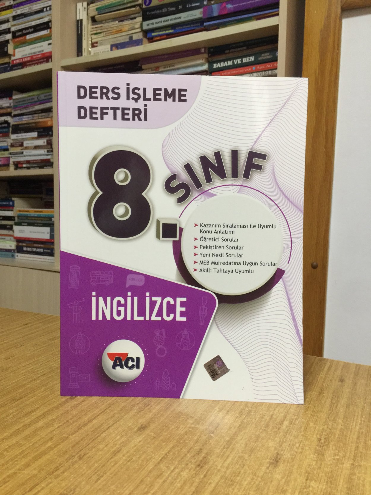 8. Sınıf Ders İşleme Defteri İNGİLİZCE Açı Yayınları