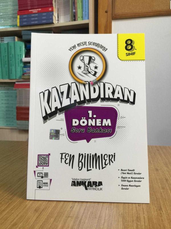 8. Sınıf KAZANDIRAN 1. Dönem FEN BİLİMLERİ Soru Bankası / Ankara Yayıncılık