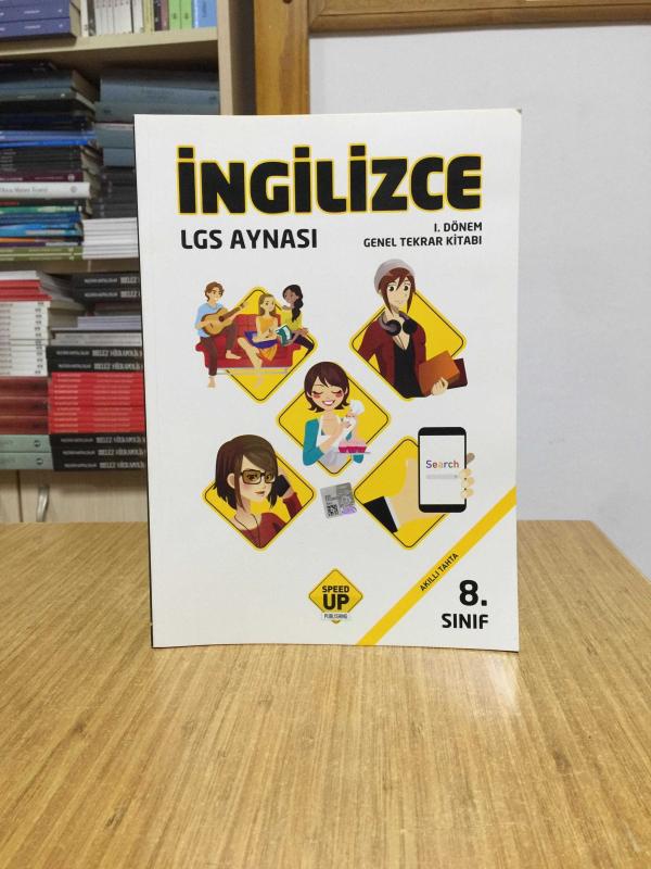 8. Sınıf LGS 1.Dönem İNGİLİZCE Genel Tekrar Kitabı Speed Up Publishıng