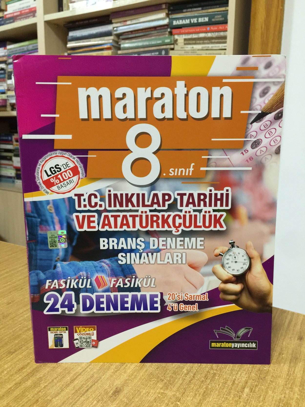 8. Sınıf LGS İnkılap Tarihi ve Atatürkçülük Branş Deneme Maraton Yayınları