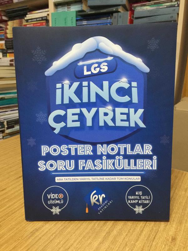 8.Sınıf LGS Poster Notlar Soru Fasikülleri İkinci Çeyrek KR Akademi Yayınları