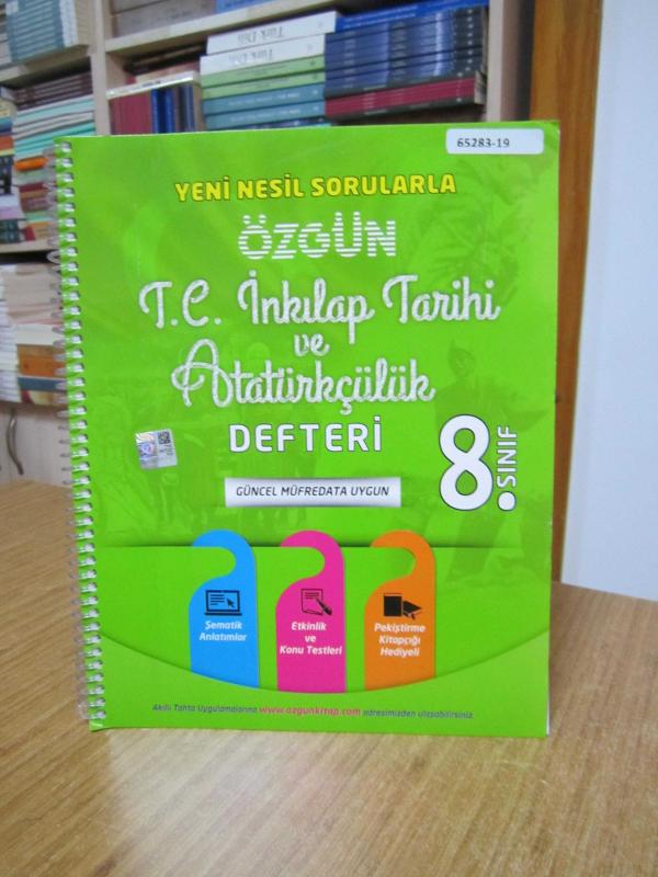 8. Sınıf Özgün T.C. İnkılap Tarihi ve Atatürkçülük Defteri / Özgün Yayınları