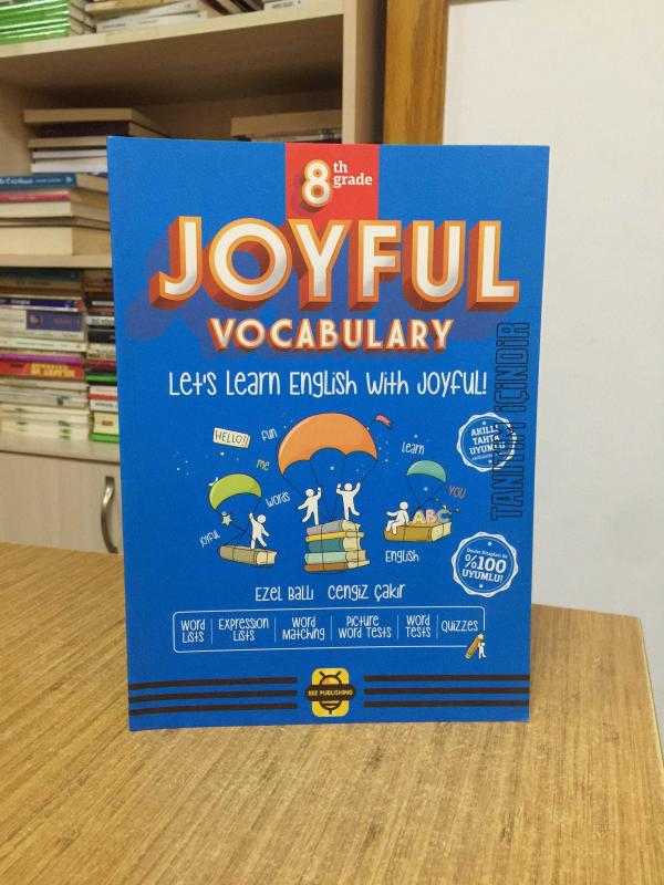 8th Grade JOYFUL Vocabulary Bee Publishing (Öğretmen Örneği Tanıtım Kitabı)