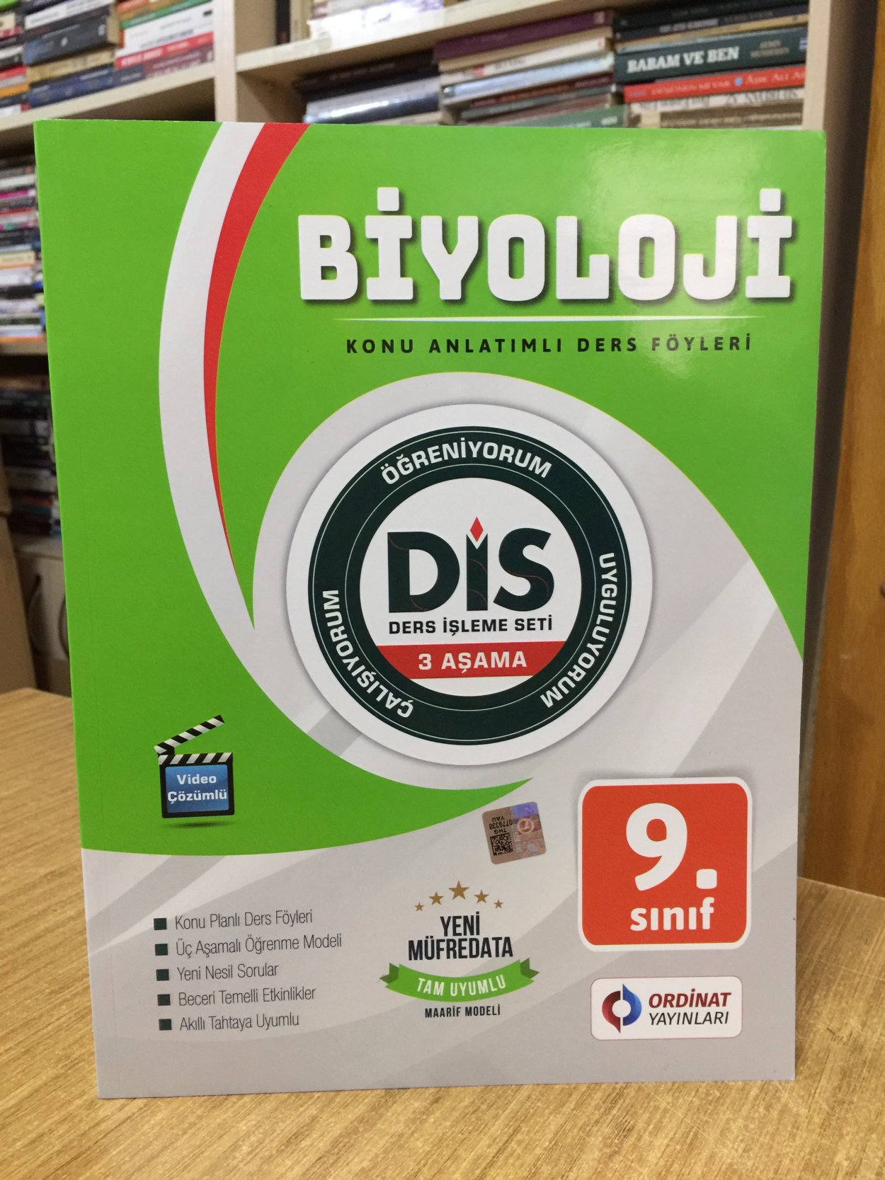 9. Sınıf BİYOLOJİ Konu Anlatımlı Ders Föyleri DİS Serisi Ordinat Yayınları