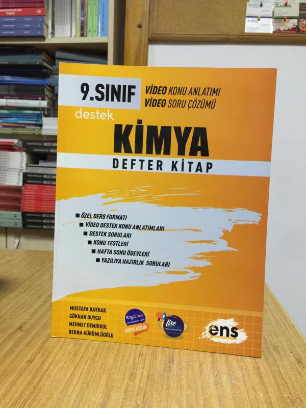 9. Sınıf Kimya Destek Defterim ENS Yayıncılık