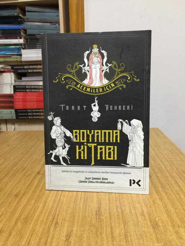 Acemiler İçin Tarot Rehberi Boyama Kitabı Profil Kitap
