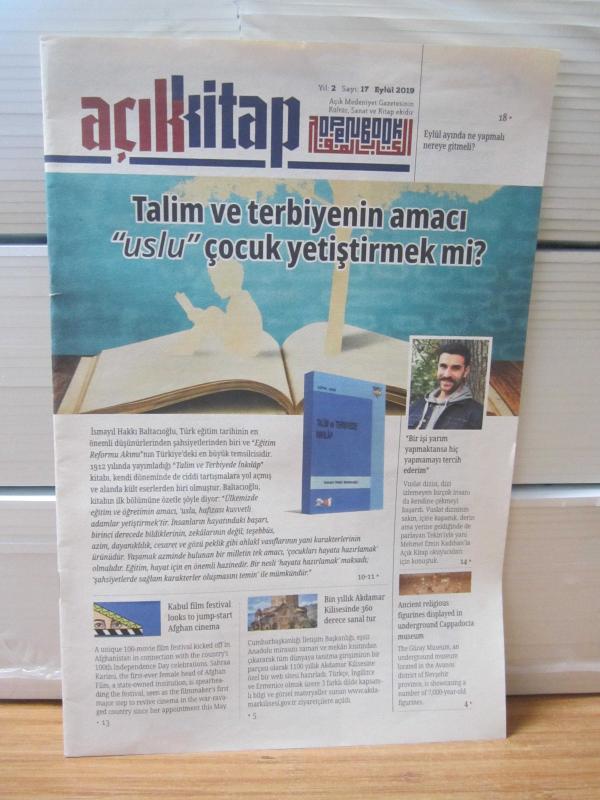 Açık Kitap - Yıl 2 Sayı 17 - Eylül 2019 - Açık Medeniyet Gazetesi'nin Eki