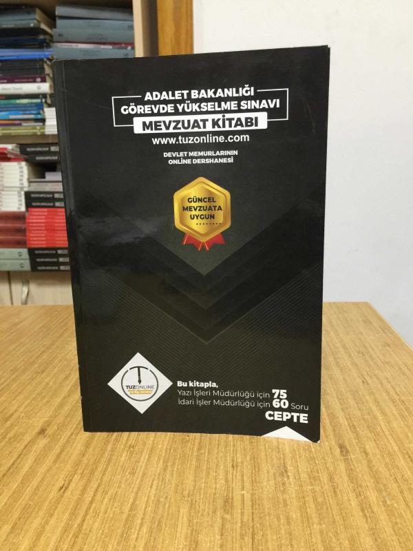 Adalet Bakanlığı Görevde Yükselme Sınavı MEVZUAT KİTABI (Ocak 2025) TUZONLINE