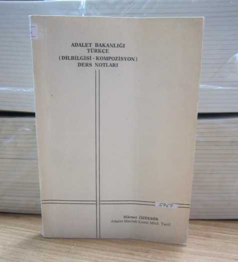 Adalet Bakanlığı Türkçe Dilbilgisi Kompozisyon Ders Notları