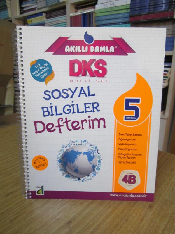 Akıllı Damla DKS Sosyal Bilgiler Defterim (5. Sınıf)