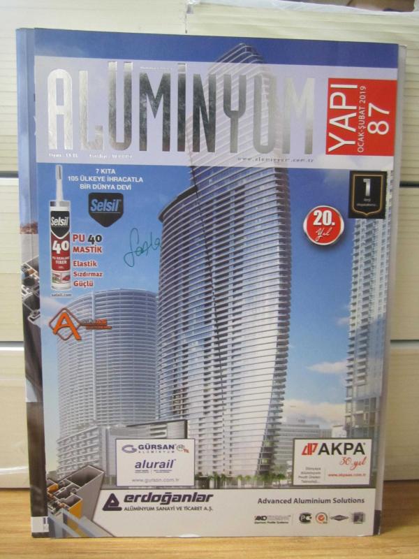 ALÜMİNYUM YAPI DERGİSİ - Sayı 87 - Ocak Şubat 2019