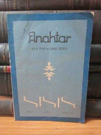 ANAHTAR Aylık Fikir ve Sanat Dergisi  - Sayı 1  - Cilt 1  - Mayıs 1959