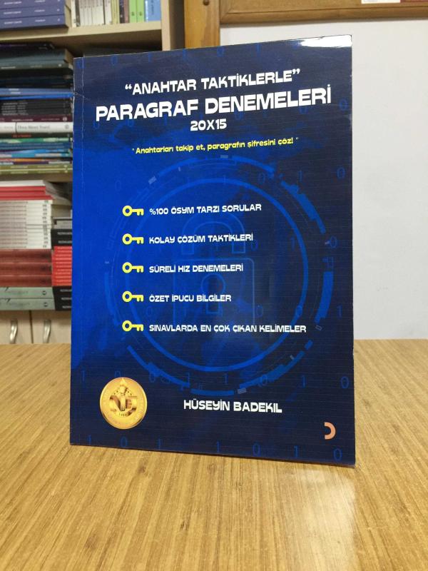 Anahtar Taktiklerle Paragraf Denemeleri 20x15 - Hüseyin Badekıl