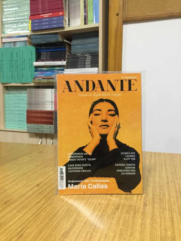 ANDANTE Türkiye'nin Klasik Müzik Dergisi - Aralık 2023 - Yıl 21 - Sayı 206 [ Maria Callas ]