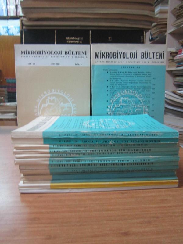 Ankara Mikrobiyoloji Derneği - Mikrobiyoloji Bülteni - 1976'dan 1988'e Kadar Yayınlanmış 15 Farklı Sayı (Sayılar Açıklamada)