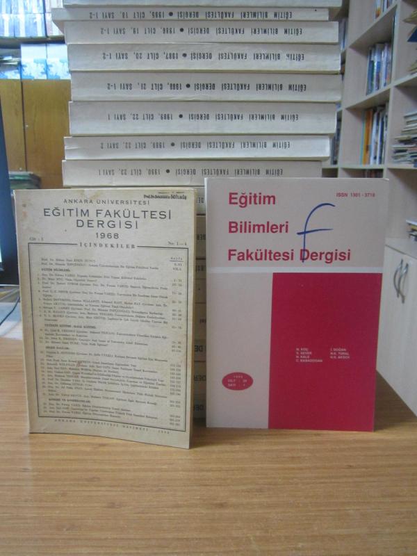 Ankara Üniversitesi Eğitim Bilimleri Fakültesi Dergisi - 1968'den 1996'ya (Cilt 1 - 29 Arası) Kadar Yayınlanmış 27 Farklı Sayı (Sayılar Açıklamada)