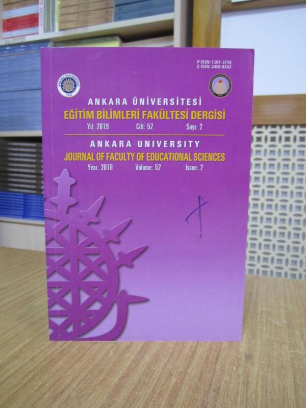Ankara Üniversitesi Eğitim Bilimleri Fakültesi Dergisi - Cilt 52 Sayı 2 - Ağustos 2019