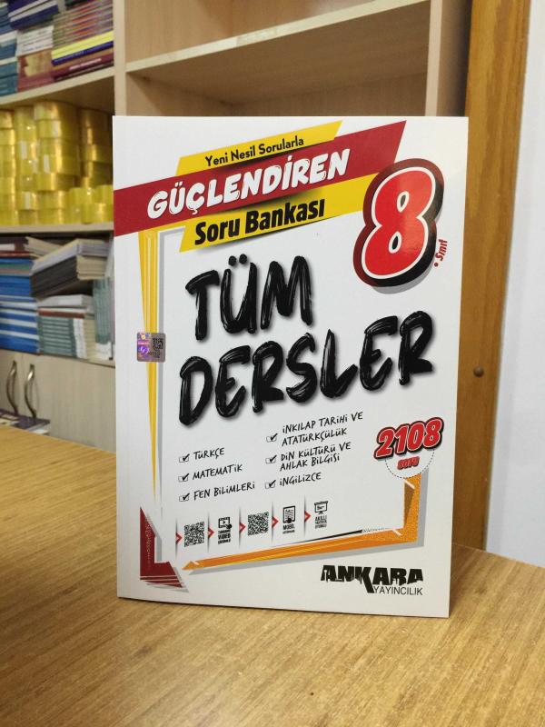 Ankara Yayıncılık 8. Sınıf LGS Tüm Dersler Soru Bankası