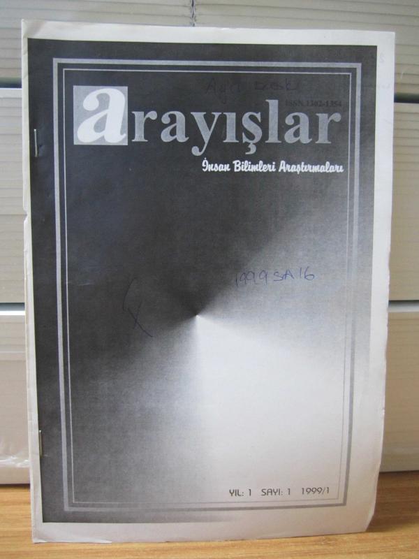Arayışlar İnsan Bilimleri Araştırmaları - Yıl 1 Sayı 1 - 1999/1 [Ayrı Baskı] - Oktruva Vergisi ve Isparta'da Uygulanması / Hasan BABACAN