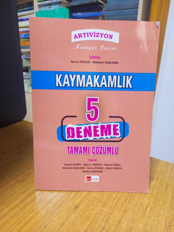 Artıvizyon Kaymakamlık 5 Deneme Akfon Yayınları