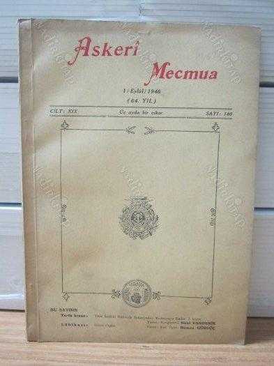 ASKERİ MECMUA - 64.Yıl - Cilt 19 Sayı 140 - Eylül 1946 (İçerisinde Harita ve Krokiler Var)