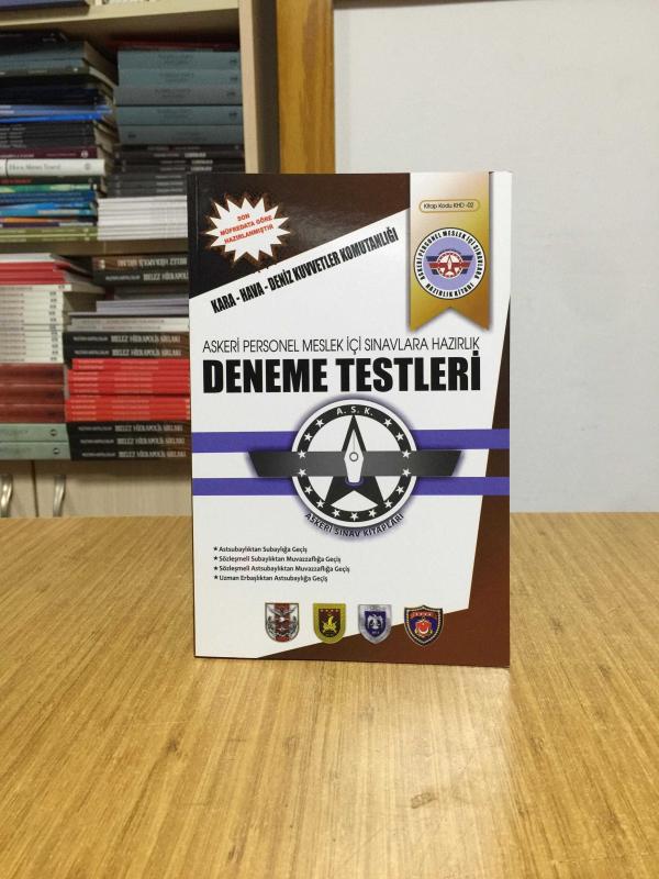 Askeri Personel Meslek İçi Sınavlara Hazırlık Kitabı Açıklamalı Deneme Testleri Dizgi Kitap
