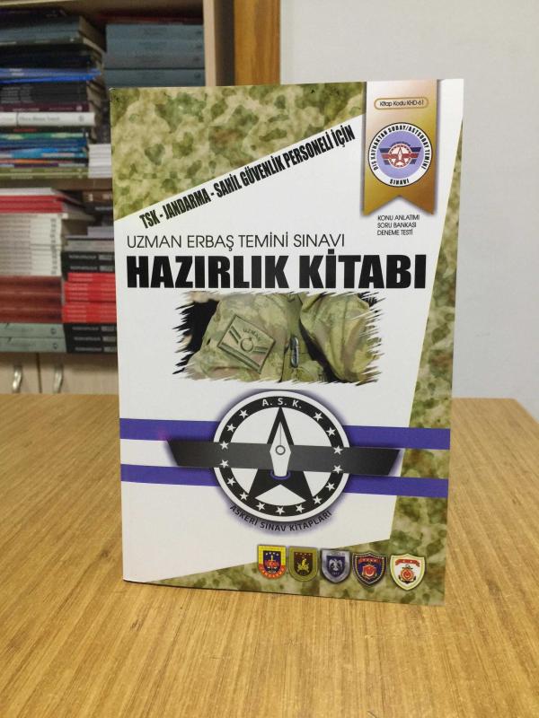 Askeri Sınav Kitapları Uzman Erbaş Temini Sınavı Hazırlık Kitabı
